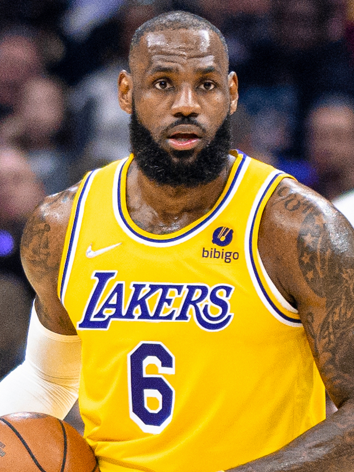 レブロン・ジェームズ本人の写真（2022年）